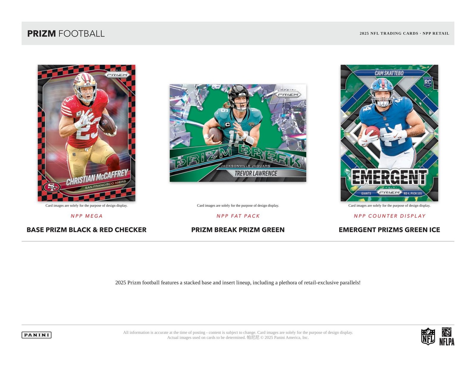 2025 PANINI PRIZM FOOTBALL MEGA 20-BOX CASE