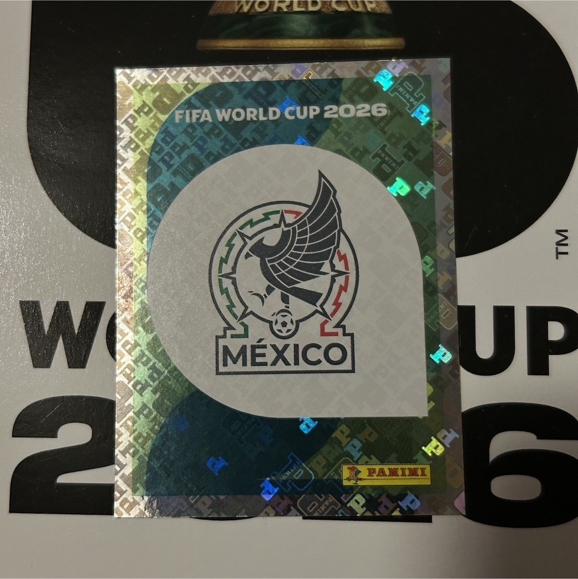 Panini FIFA World Cup 2026 Soccer Sticker MEX 1 Mexico Team Logo