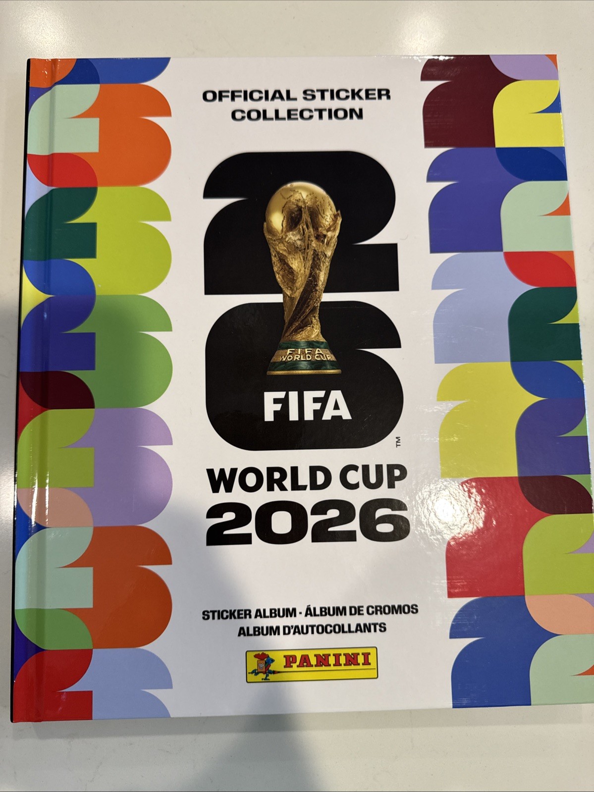 2026 Panini FIFA World Cup Hardcover Sticker Album + Stadium Box Costco Opened