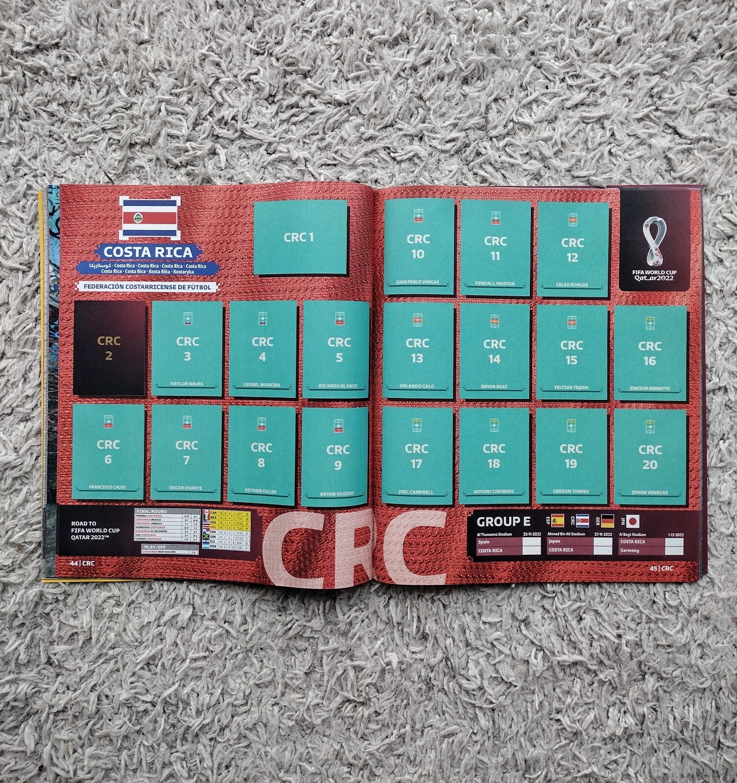 Empty album football FIFA WC World cup QATAR 2022 Panini
