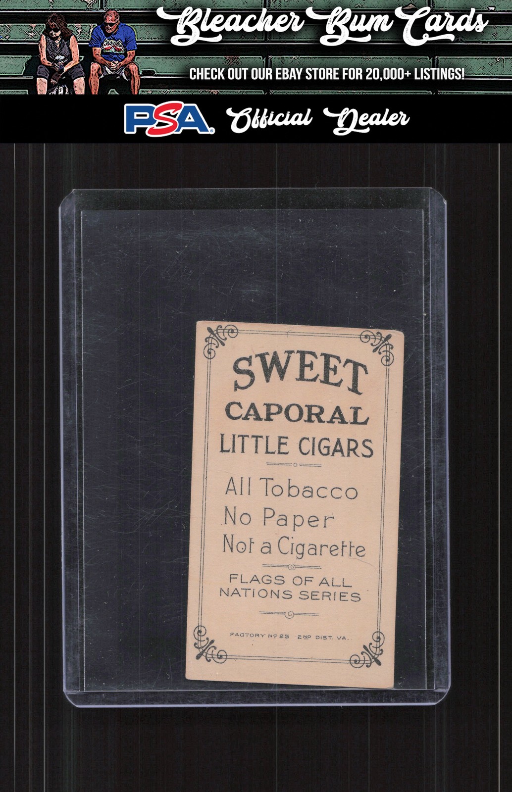 1910-11 Flags of All Nations (T59) Sweet Caporal NNO Hesse EX