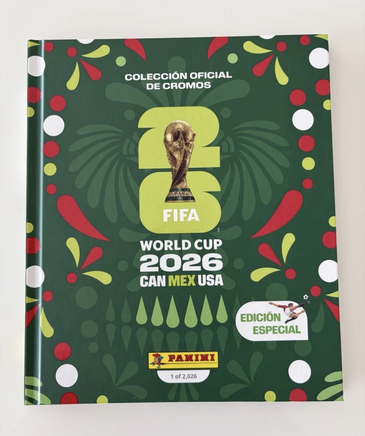 Panini FIFA World Cup GREEN Hard cover Album Limited Edition NUMBERED 1 of 2026
