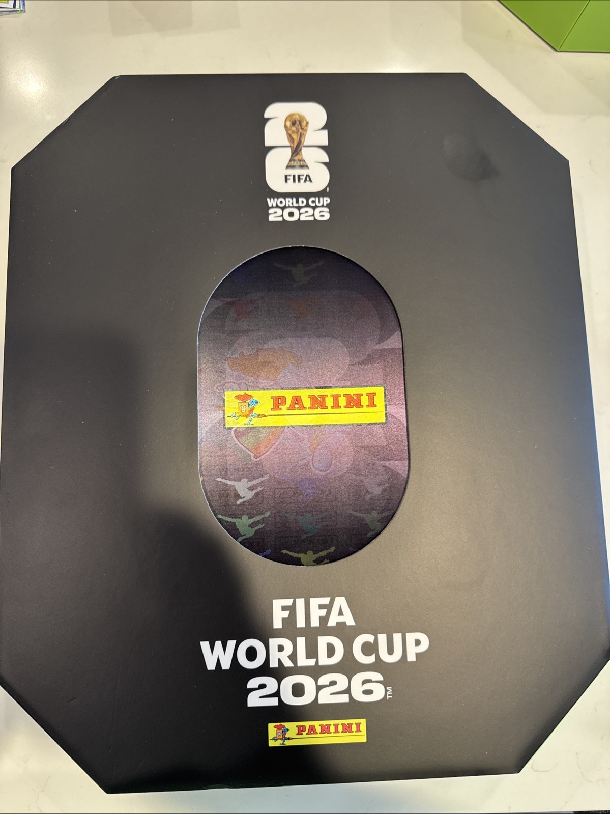 2026 Panini FIFA World Cup Hardcover Sticker Album + Stadium Box Costco Opened