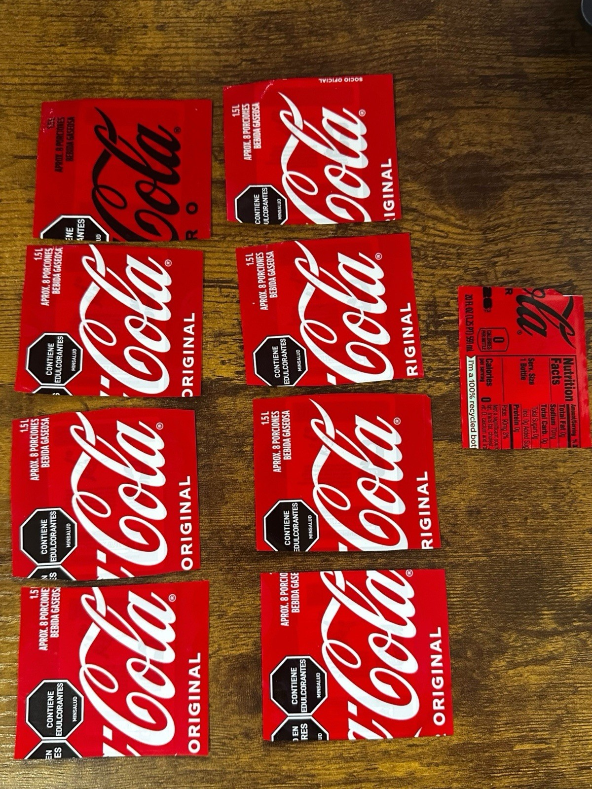 Coca-Cola Panini FIFA World Cup 2026 Mexico USA Stickers LATAM Version Lot of 9