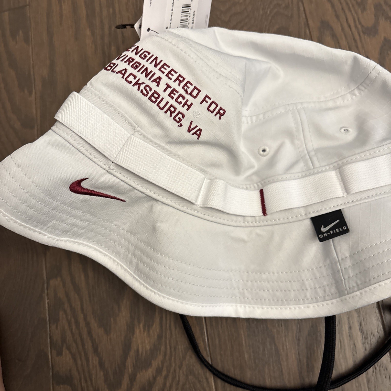 Nike Unisex Adult Dri-Fit Virginia Tech Hokies Apex Bonnie Bucket Hat Medium NWT