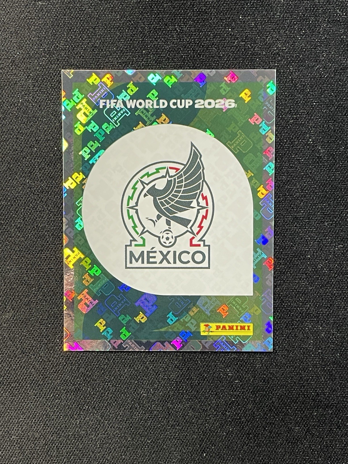 2026 USA Fifa World Cup Panini Sticker Holo Foil Team Badge Logo MEXICO MEX1