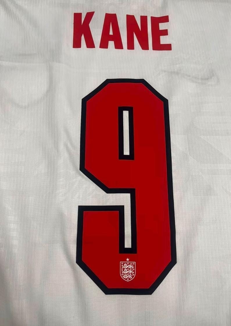 England 2026 Home Jersey Harry Kane #9 World Cup 2026 Patch NWT