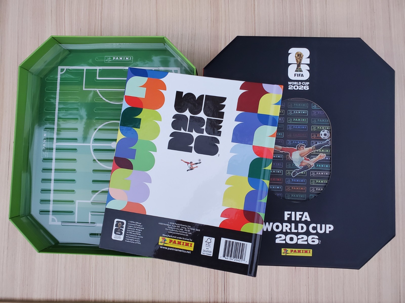 Panini FIFA World Cup 2026 USA Edition Hardcover Album + Stadium Organizer Box