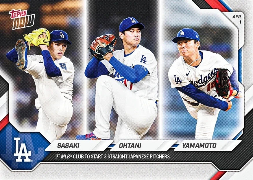Sasaki Ohtani Yamamoto Japanese Pitchers 2026 MLB Topps NOW Card 42