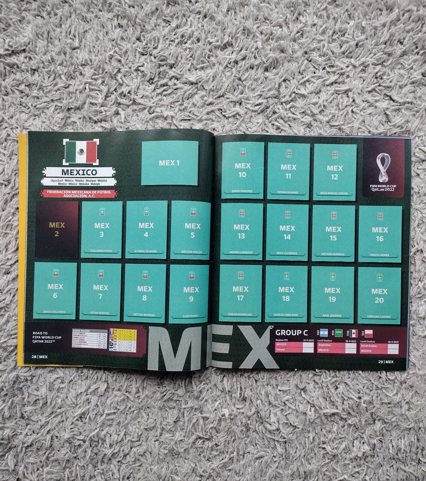 Empty album football FIFA WC World cup QATAR 2022 Panini