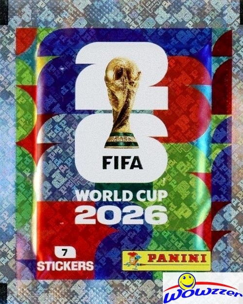 (6) 2026 Panini World Cup Soccer ITALY Pack-42 Stickers! Look for EXTRA Stickers