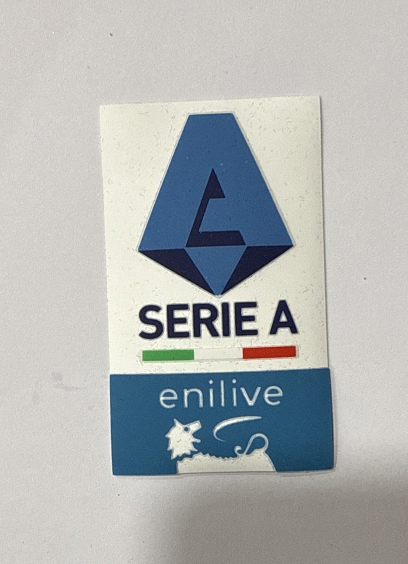 2025-2026 Italy Italia Serie A & Scudetto enilive Silicon Patch Heat Tranfer