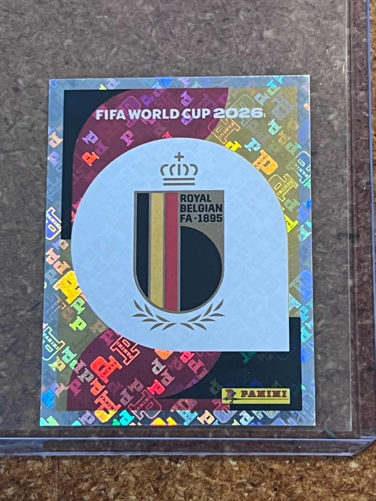 2026 Panini FIFA World Cup Soccer Sticker US Edition # BEL 1 Belgium Foil