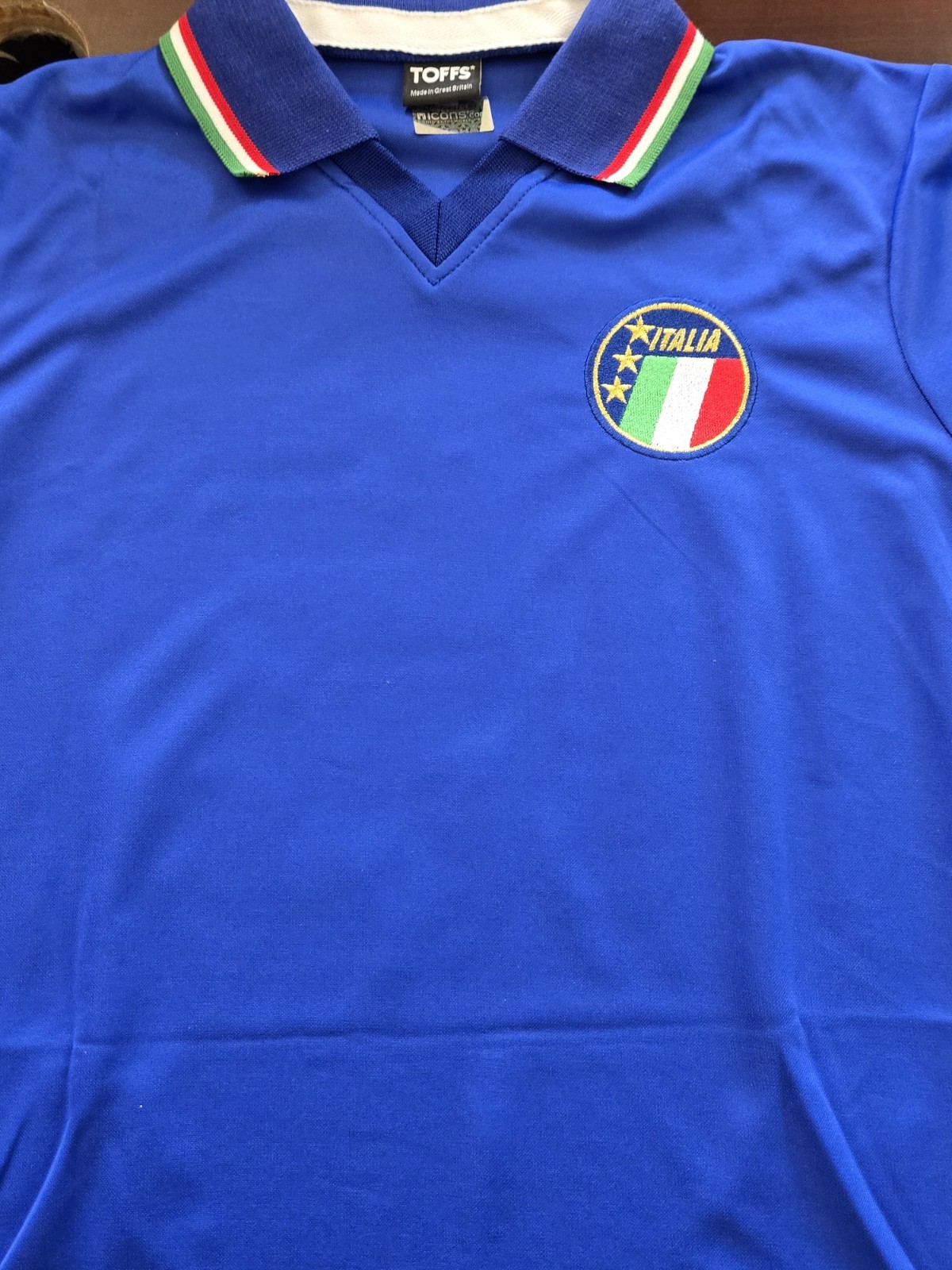 Roberto Baggio Signed 1990 Signed Back Italy #15 Home Jersey Icons Certified