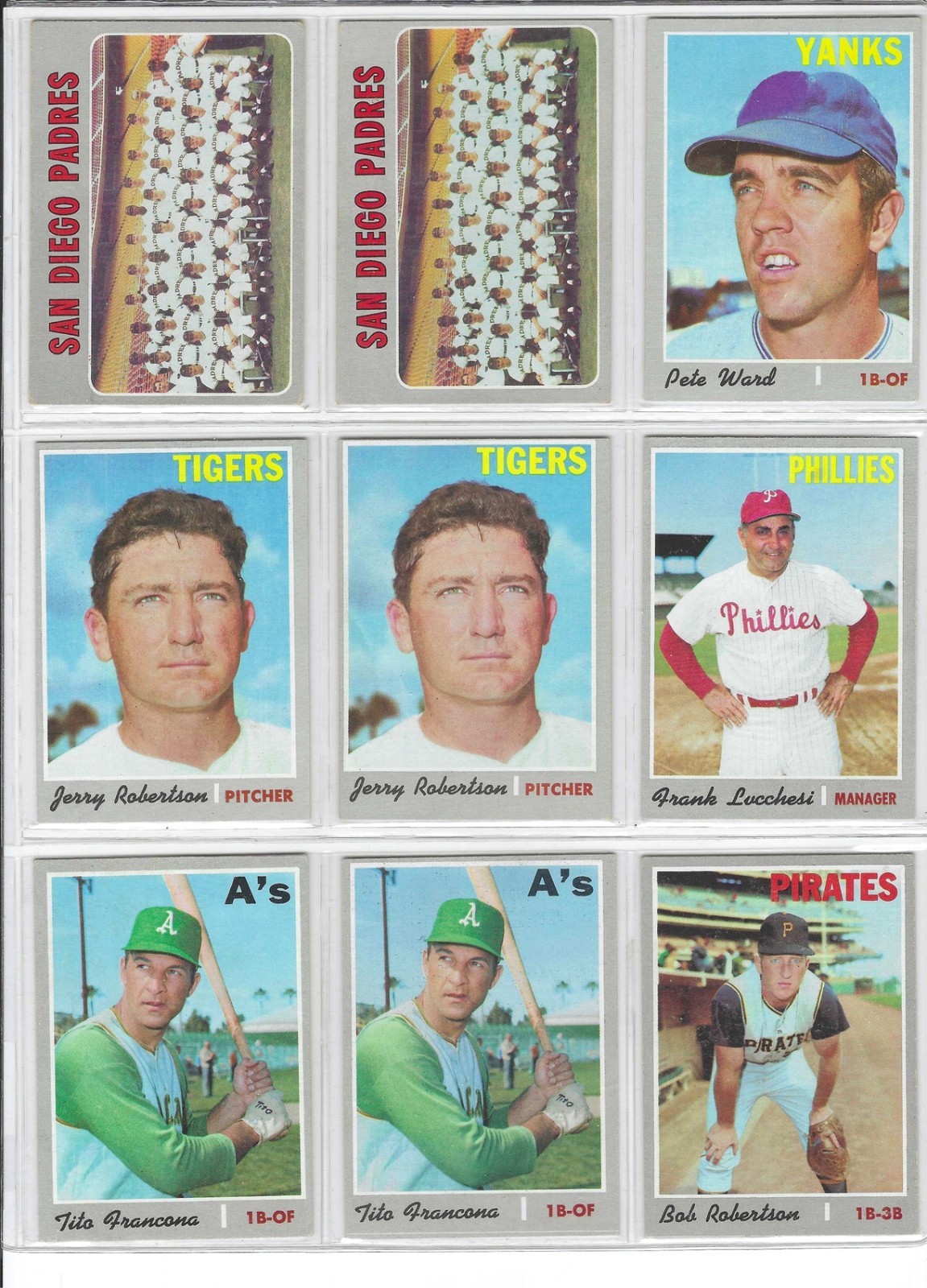 1970 TOPPS BASEBALL CARD HIGH NUMBER SINGLES (634-720)