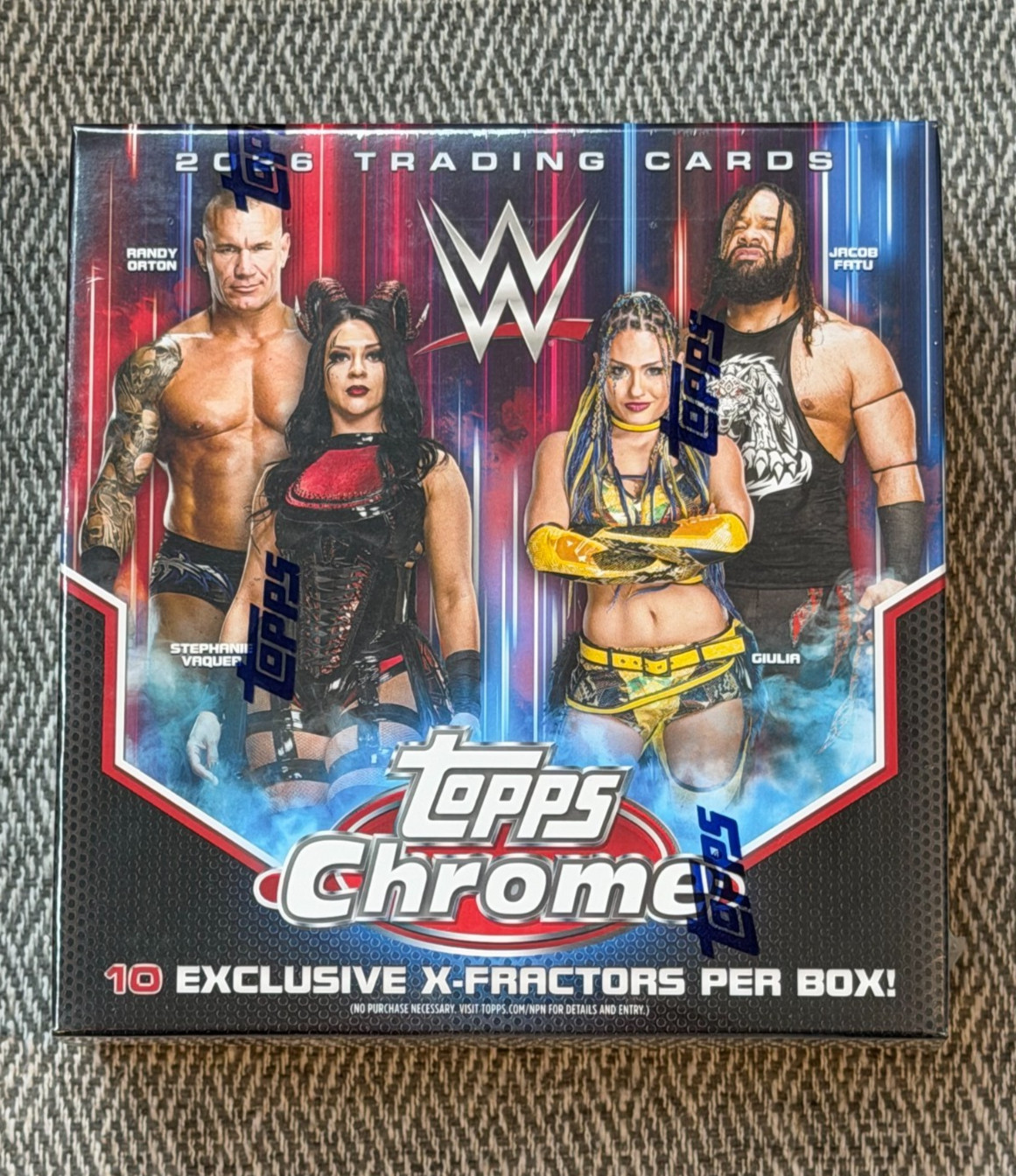 🔥2026 TOPPS CHROME WWE Wrestling MEGA BOX Factory Sealed✅️ – IN HAND🔥
