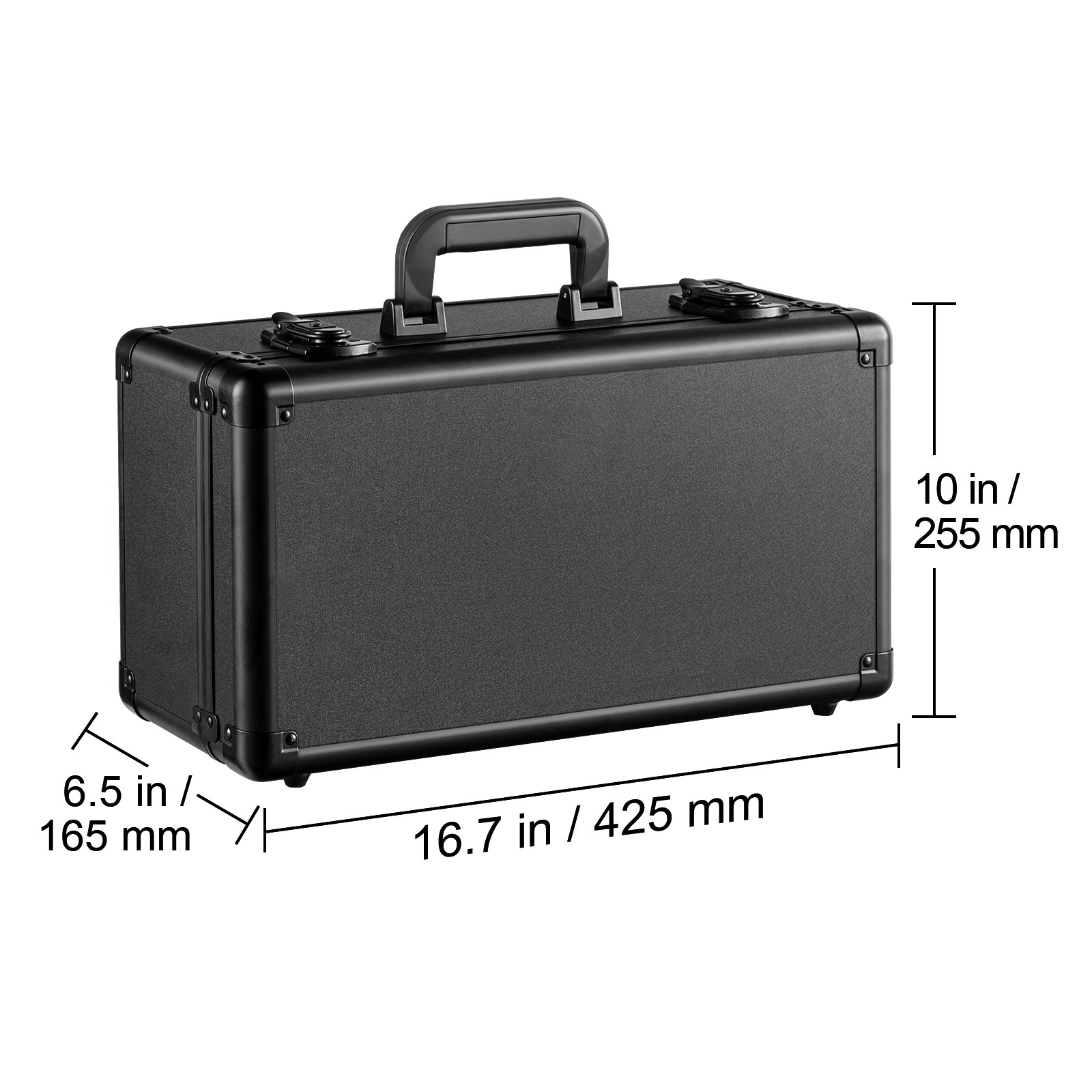 VEVOR 108 PSA Graded Card Storage Box 4 Slots Sports Card Holder Case Key Lock