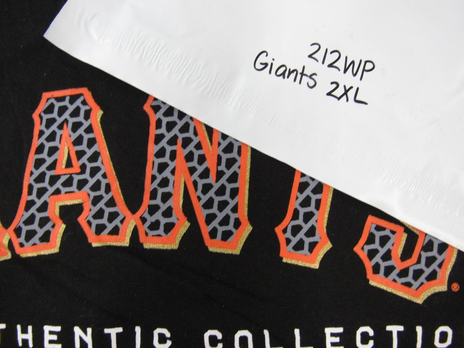 New San Francisco Gian Mens Big & Tall Sizes 2XL-3XL-5XL-6XL Majestic Shirt