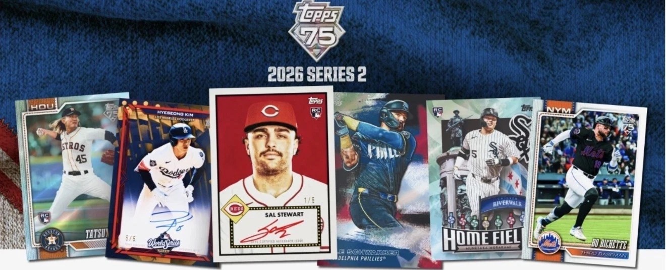 2026 Topps Series 2 Baseball MLB Factory Sealed Hobby Box