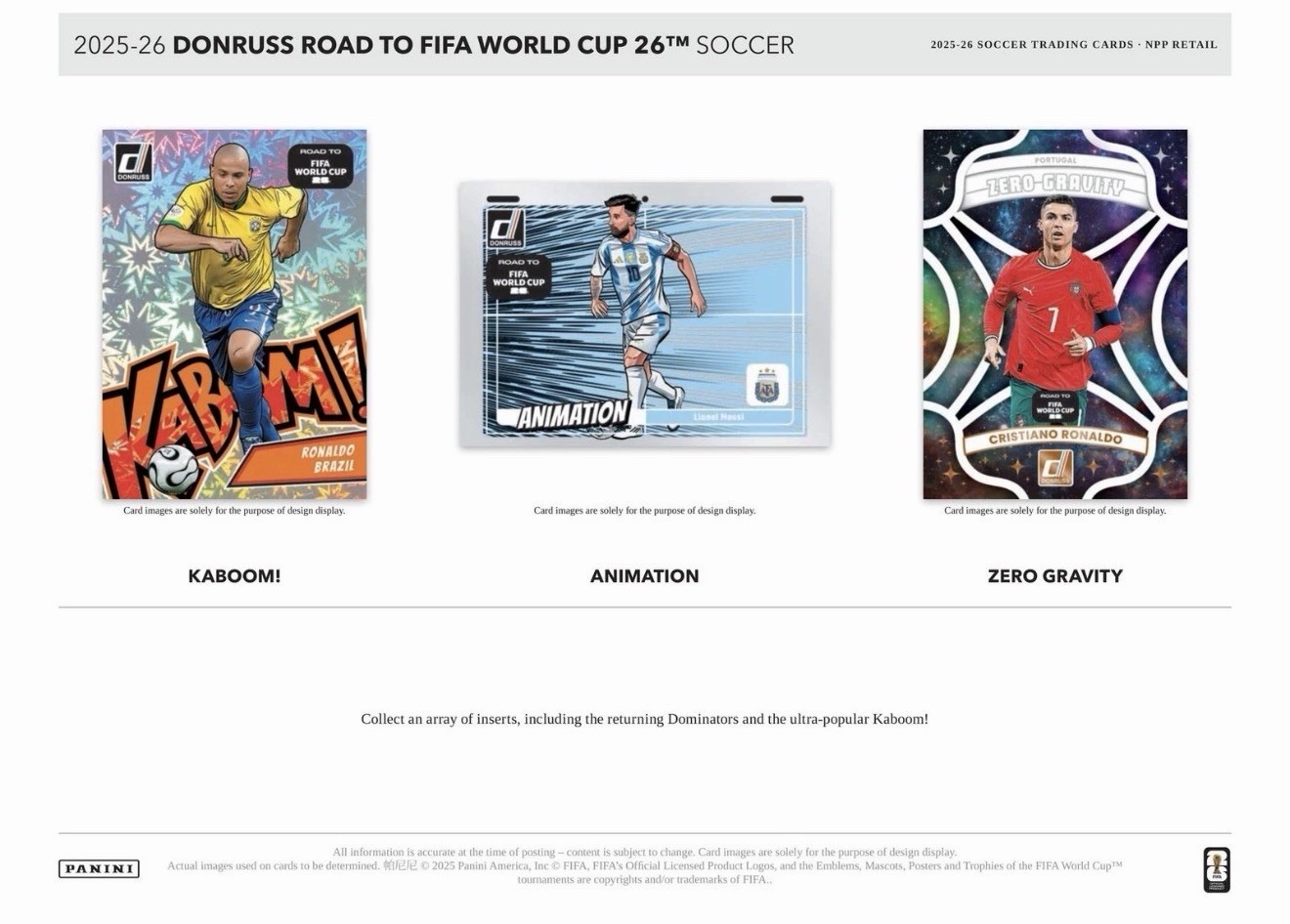2025-26 Panini Donruss Road to World Cup Soccer Fat Pack Box – BRAND NEW SEAL