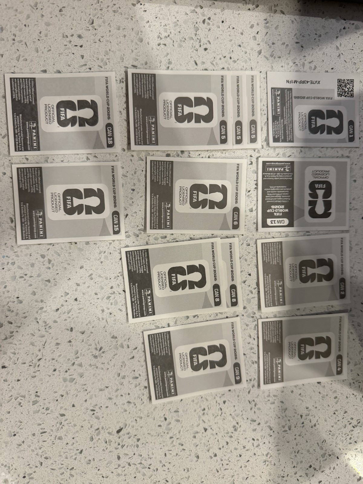 2026 Panini FIFA World Cup Stickers – YOU PICK GROUP A B