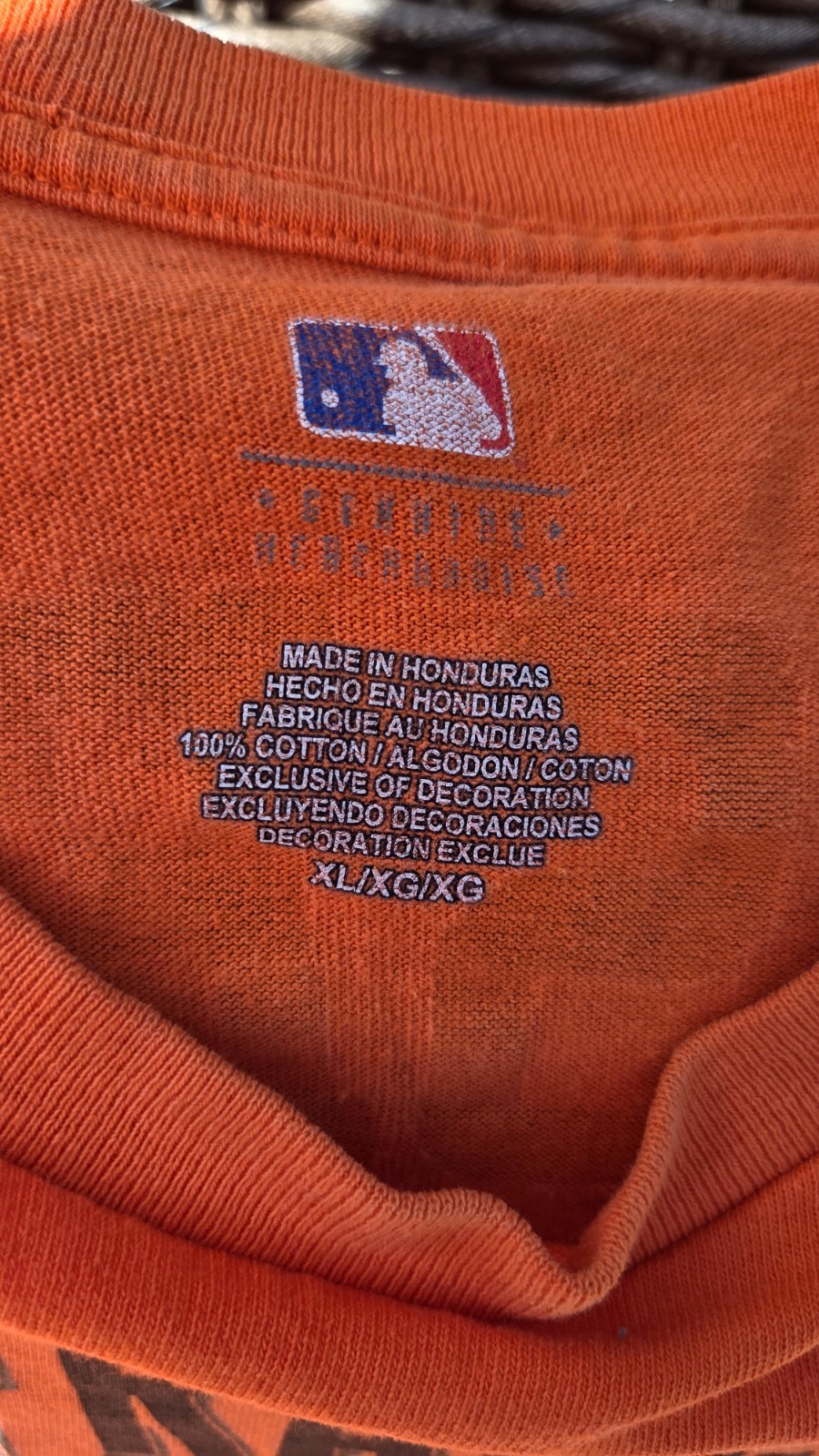 Buster Posey San Francisco Giants CottonTee XL