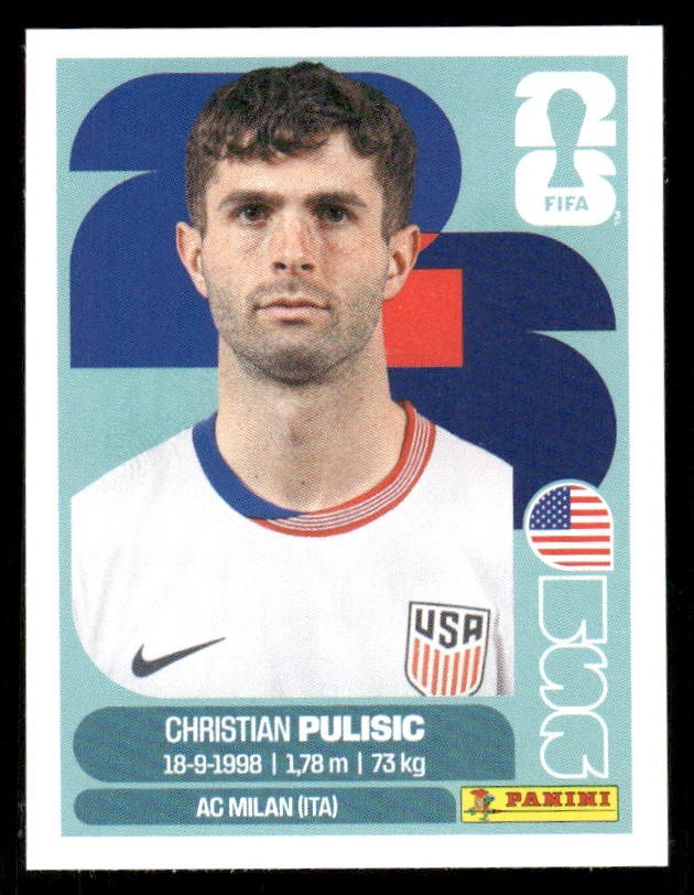 2026 USA Fifa World Cup Panini Sticker CHRISTIAN PULISIC United States USA16