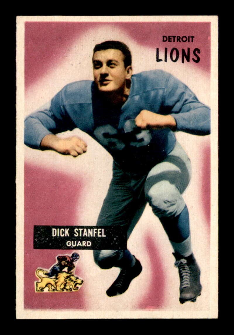 1955 Bowman #36 Dick Stanfel RC EXMT X3325603