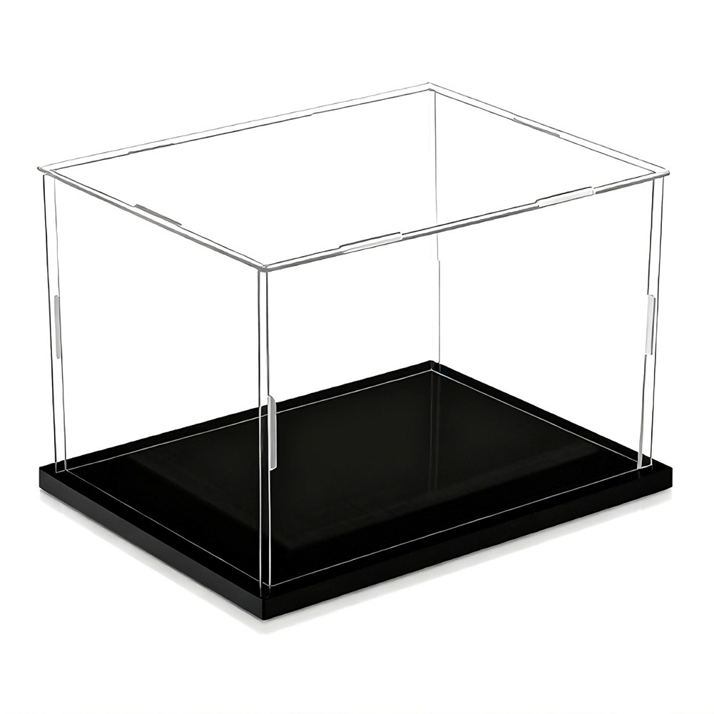 4X Mini Helmet Display Case with UV Protection for 1:2 Scale Football Baseball