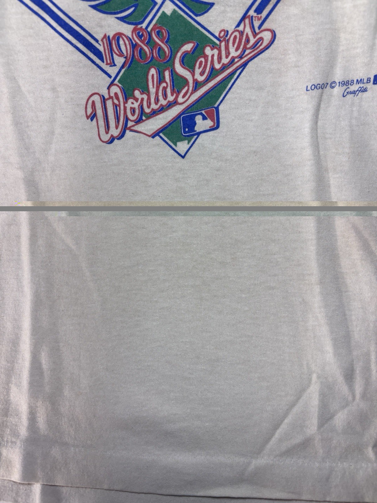 VTG 1988 LA Dodgers World Series Champions T-Shirt Large Tee Jays Single Stitch