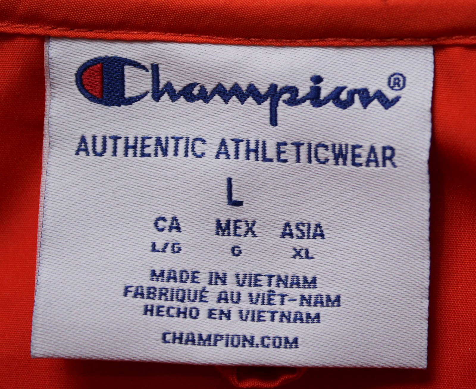 Clemson Tigers Unisex Adult’s Champion Banks Pullover WR4 Orange Large NWT