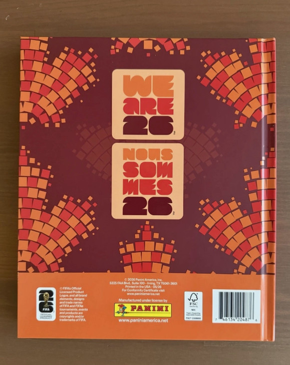 NEW 2026 FIFA WorldCup Panini Sticker Album Hardcover Canada Edition