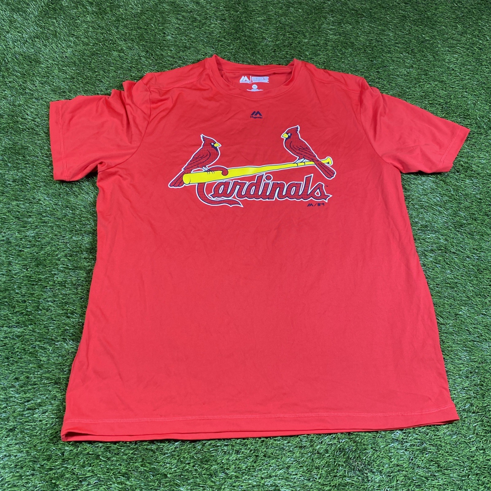 St Louis Cardinals Majestic Cool Base Shirt Mens XL Evolution Tee MLB NWOT