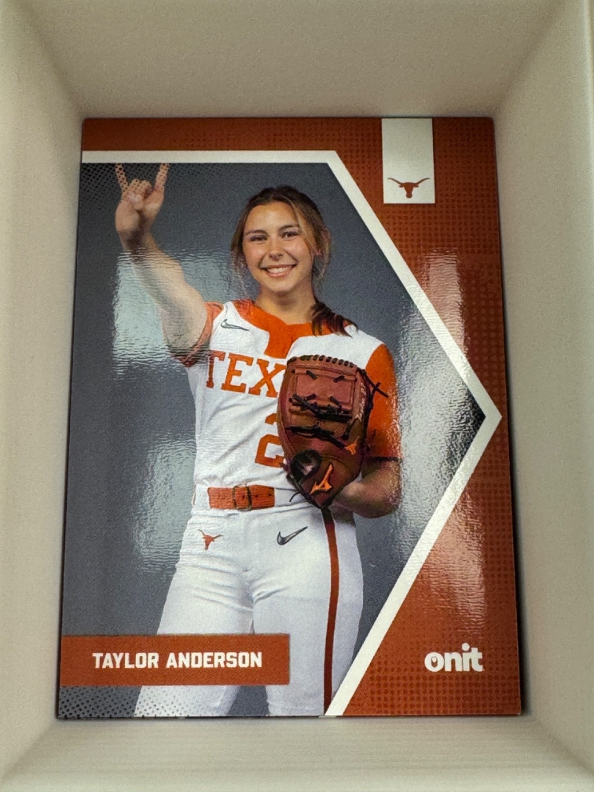 2026 Texas Longhorns Softball Onit Trading Card Base, Photo Variation & Insert