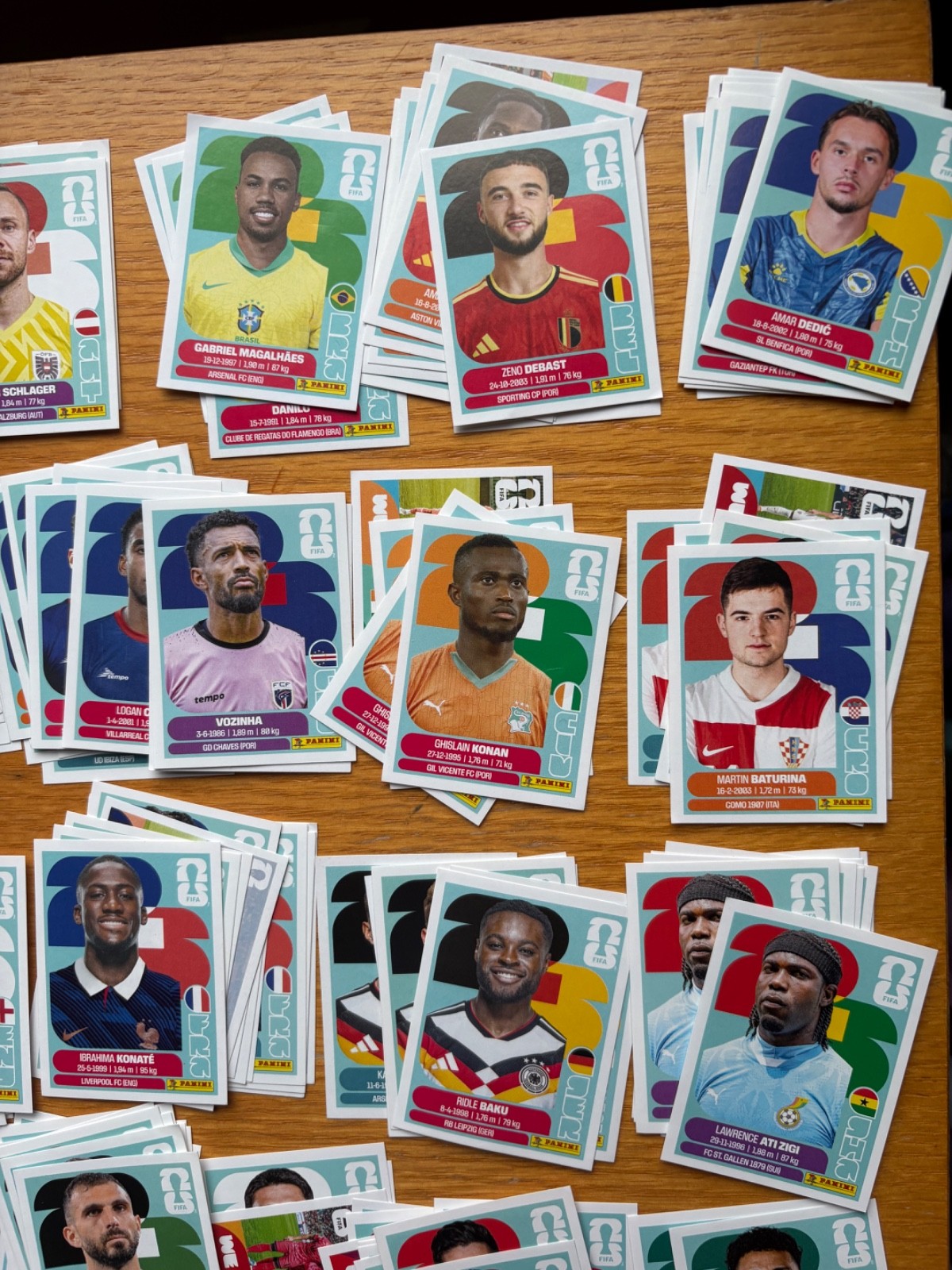 2026 WORLD CUP PANINI STICKERS – COMPLETE YOUR BOOK! White Stickers Only ALG-MEX
