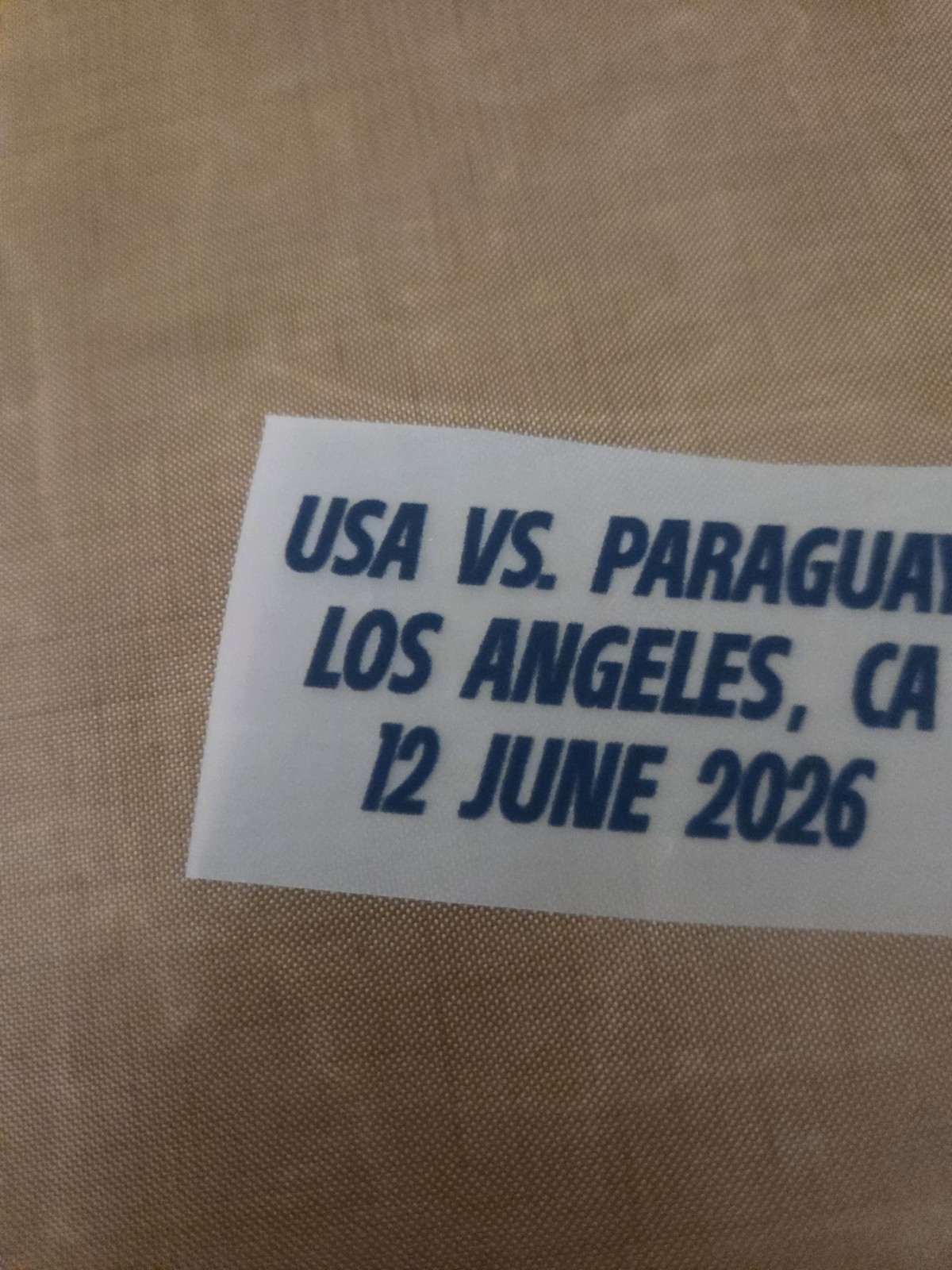 2026 FIFA World Cup USA Match Details “USA VS PARAGUAY LA, CA 12 JUN 26” AMERICA