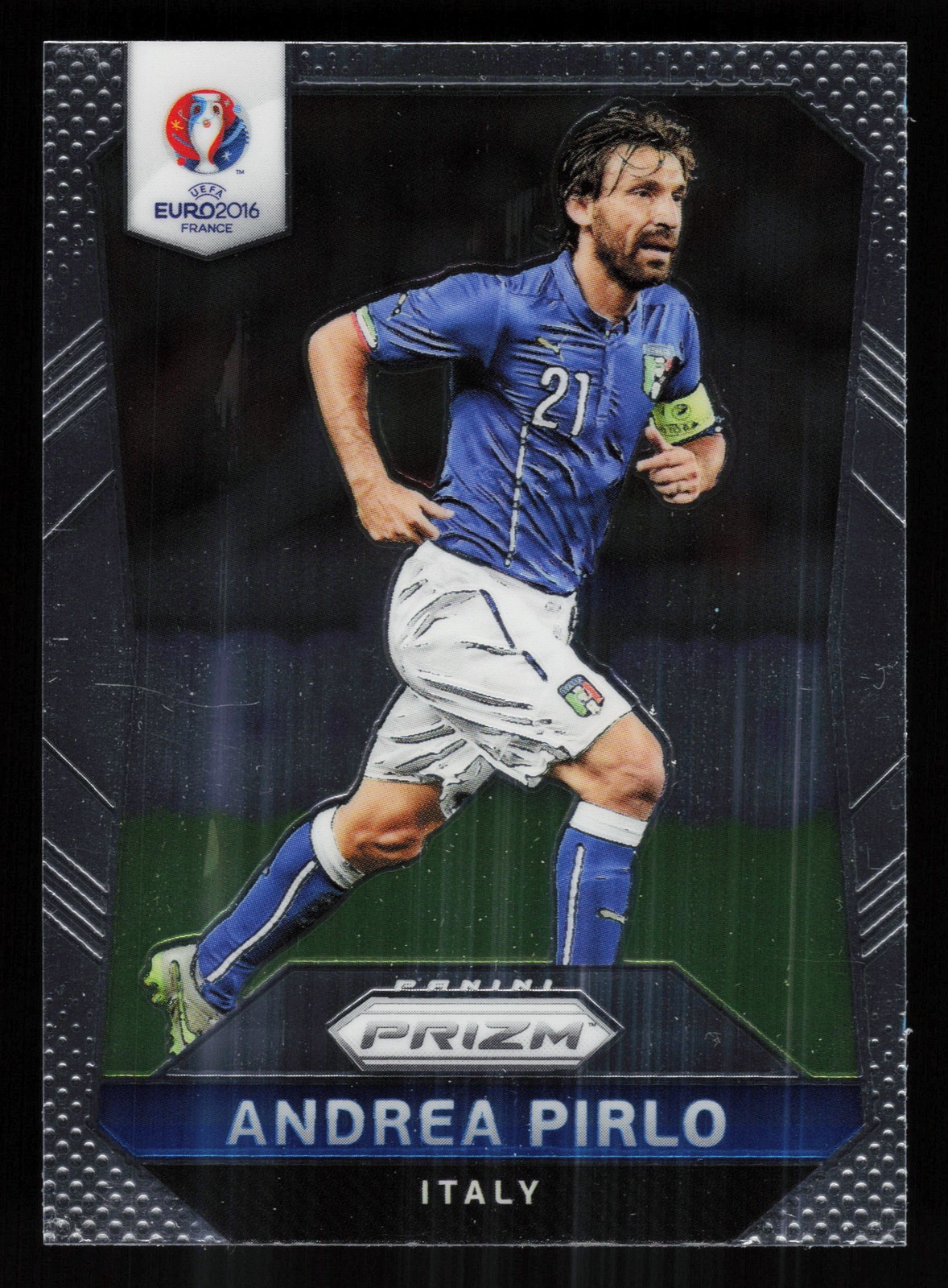 2016 Panini Prizm UEFA Euro #86 Andrea Pirlo – Italy Soccer Card