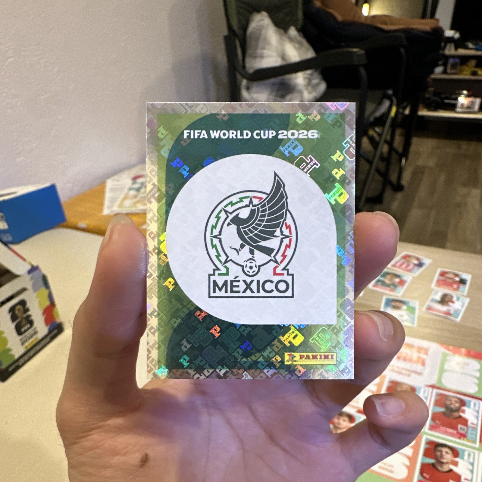 Panini FIFA World Cup 2026 Mexico Football Federation Logo Sticker #MEX 1