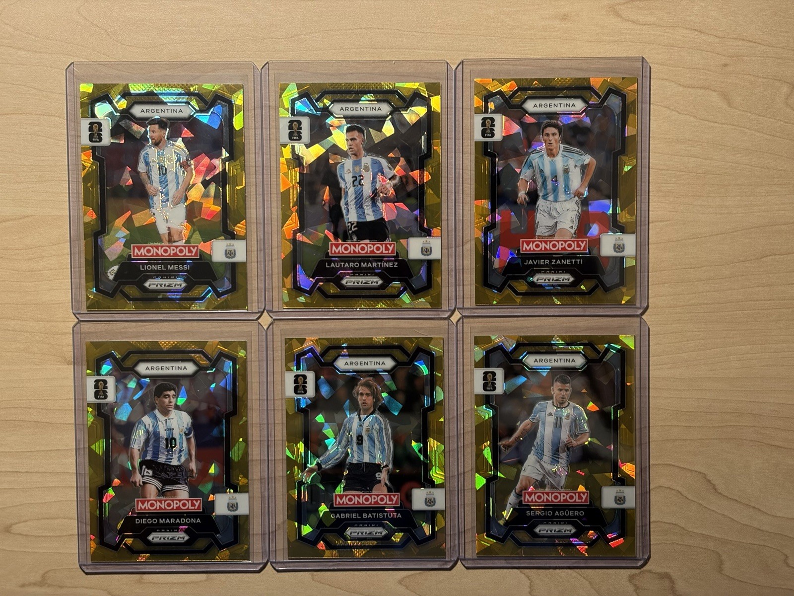 2026 Panini Prizm Monopoly FIFA World Cup Cards Pick Your Card GOLD CRACKED ICE