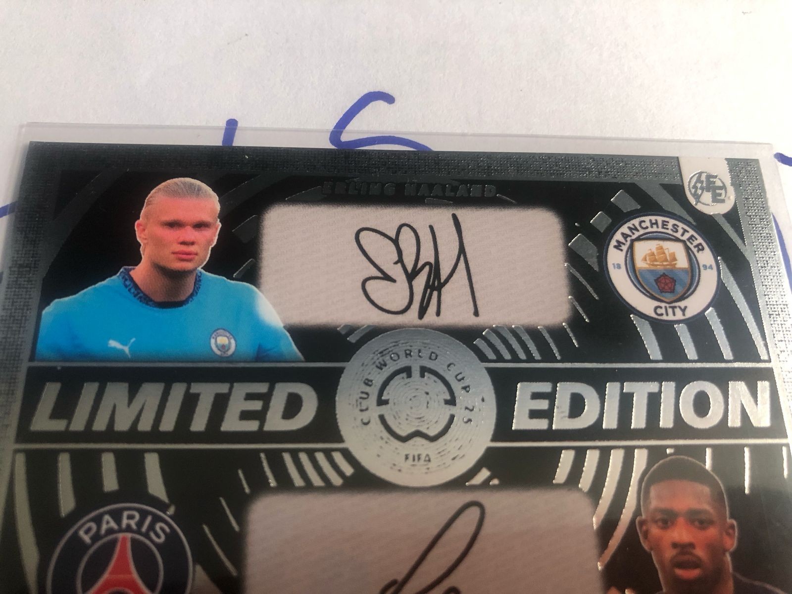 PRINTED SIGNATURE*-WORLD CUP CLUB FIFA 2025 F.E HALLAND-DEMBELE – SILVER