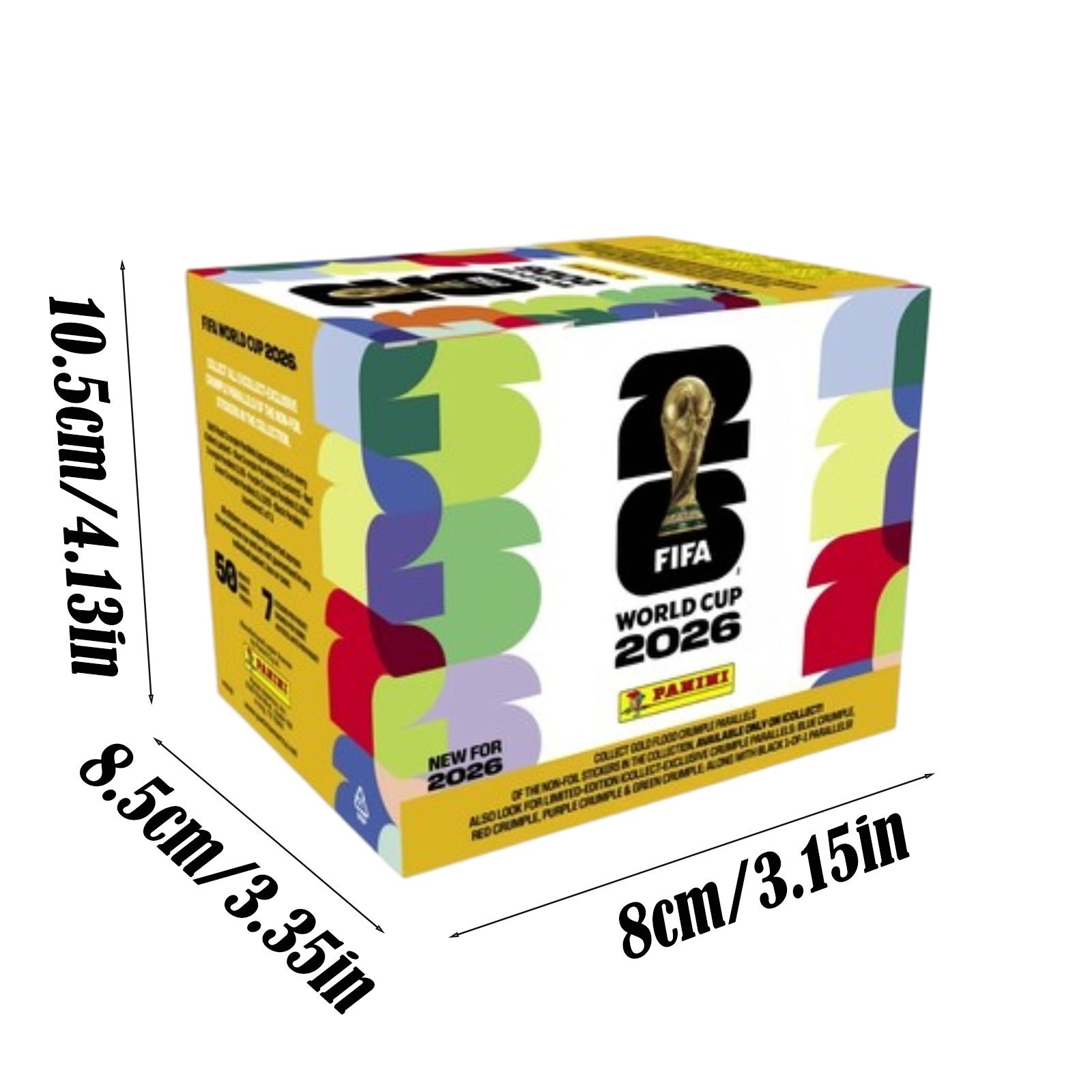 PRESALE FIFA World Cup 2026 Stickers 50-Pack Box Gold Limited & Hardcover Album