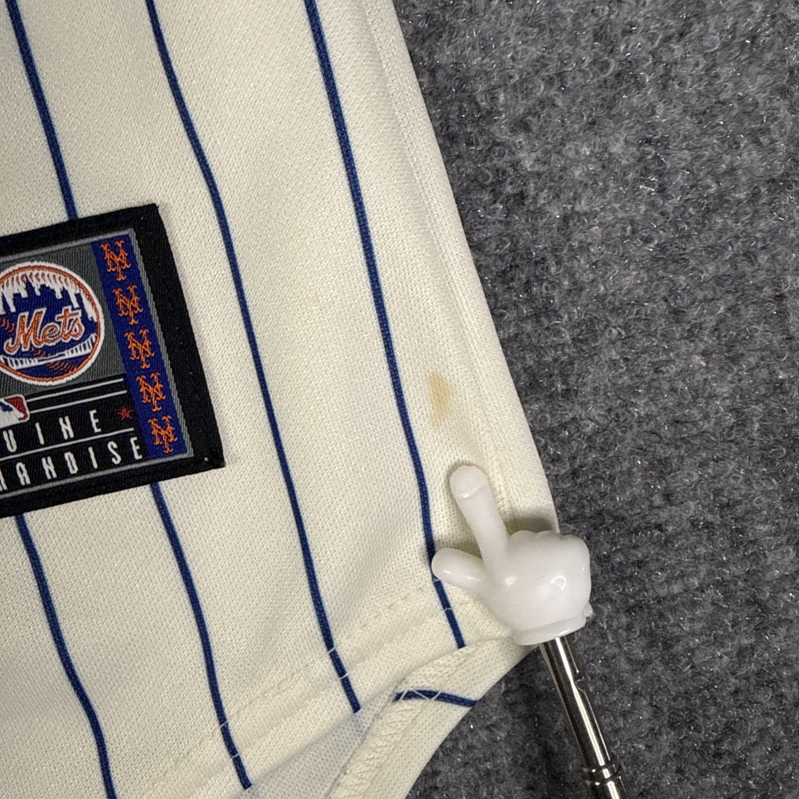 New York Mets Majestic David Wright #5 Mens Jersey Pinstripes