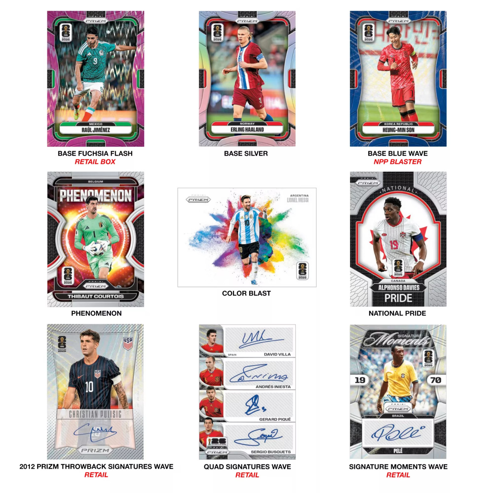 2026 Panini Prizm FIFA World Cup Soccer Blaster Box New Factory Sealed 24 Cards