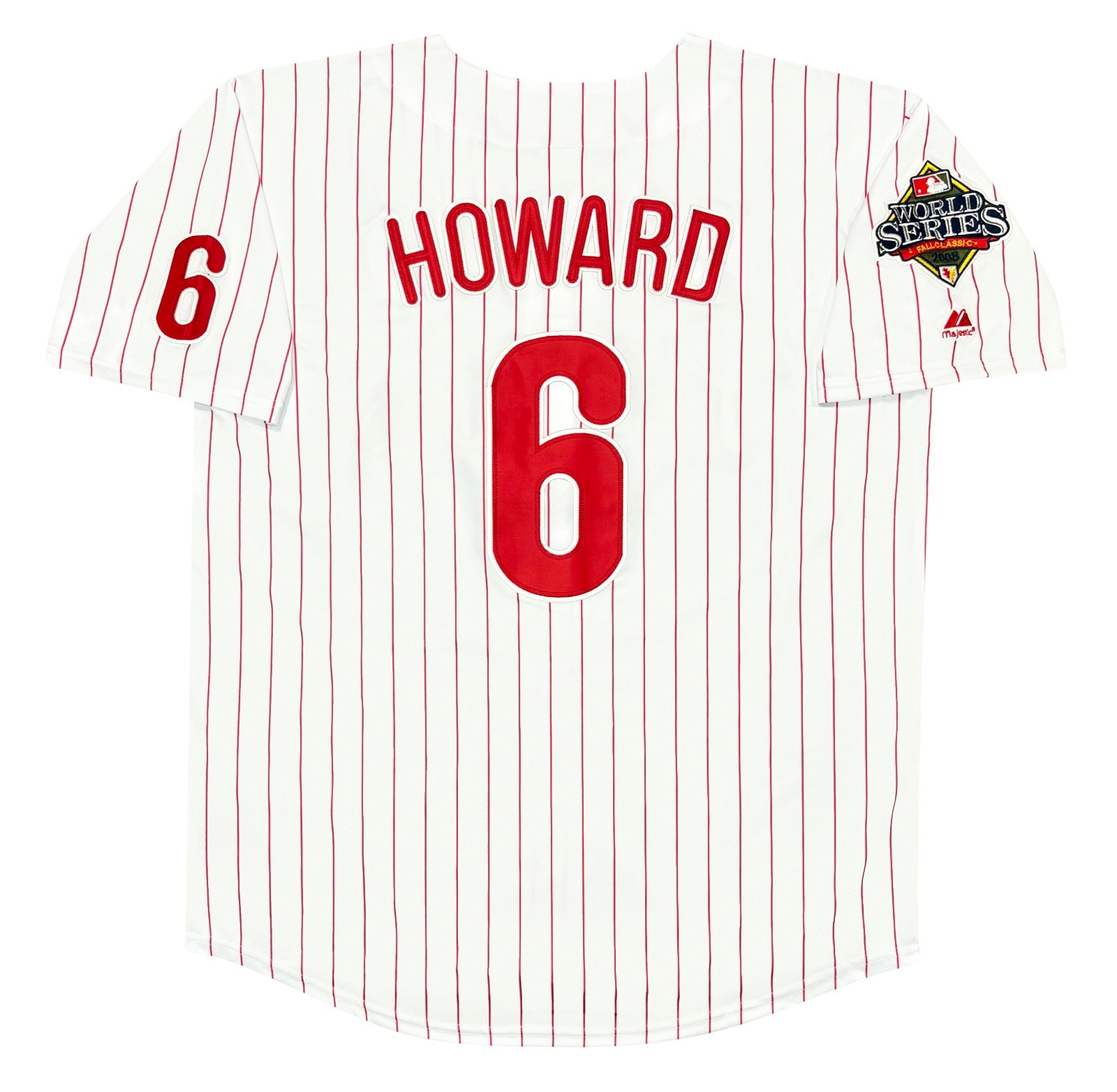 Ryan Howard 2008 Philadelphia Phillies World Series White Men’s Jersey (L-XL)