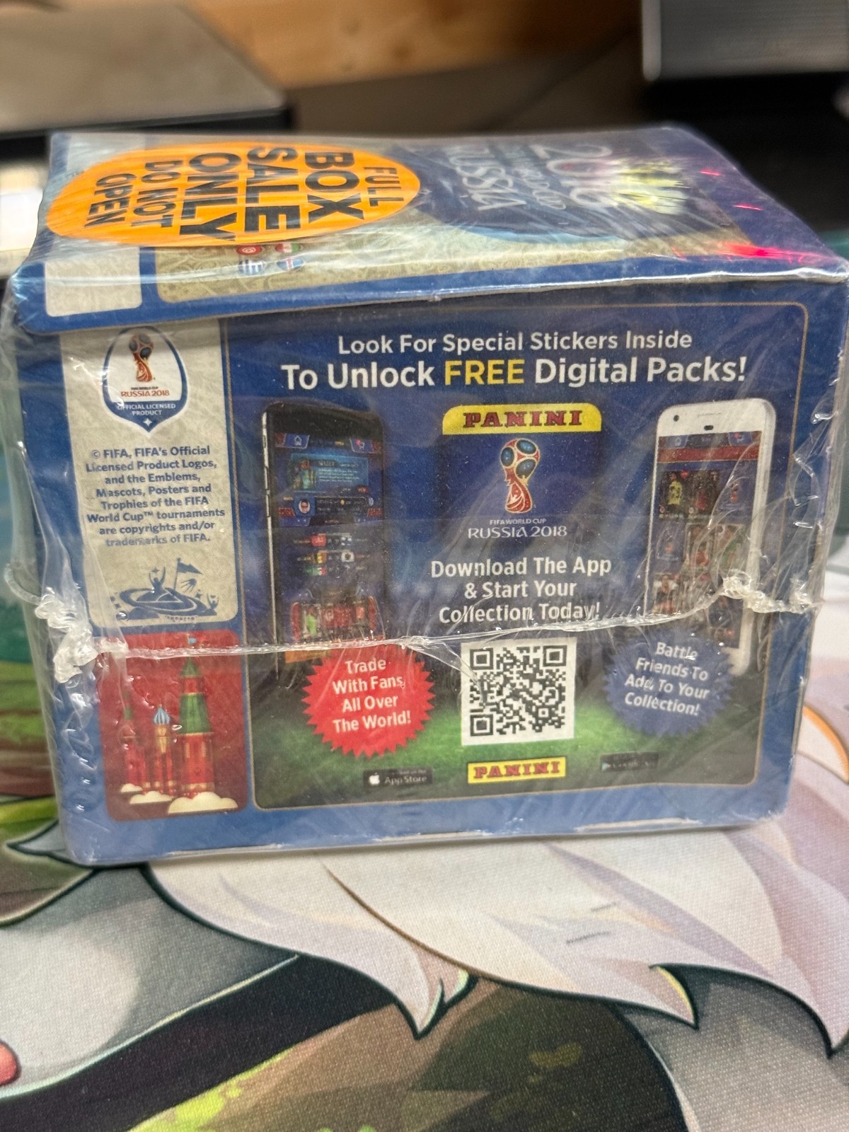 2018 Panini Russia FIFA World Cup Soccer Stickers New Factory Sealed 50 Pack Box