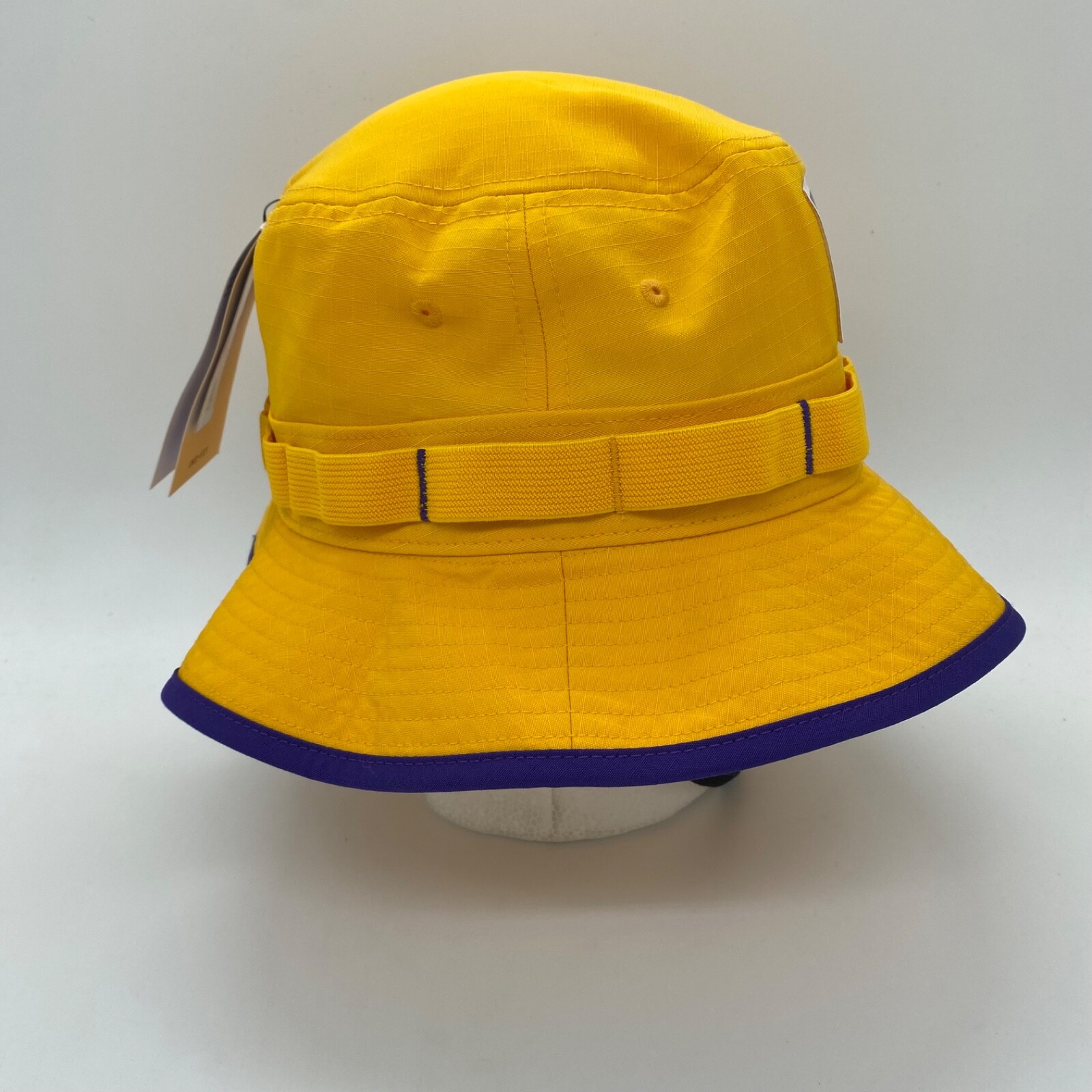 Nike Unisex Adult Dri-Fit LSU Tigers Bonnie Bucket Hat Yellow Purple Size M