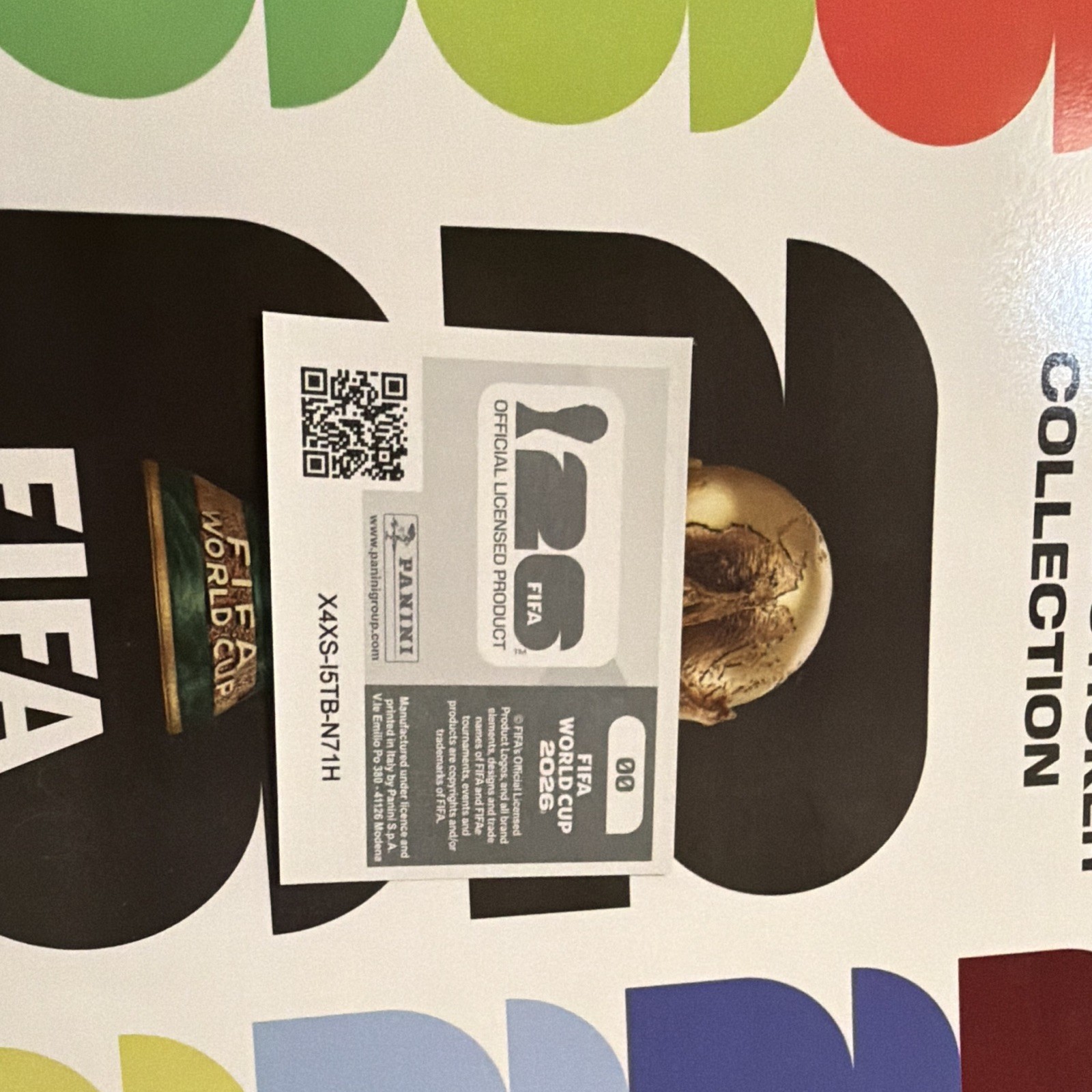 Panini FIFA World Cup Qatar 2022 Logo Sticker #00 Hologram Non-Stuck