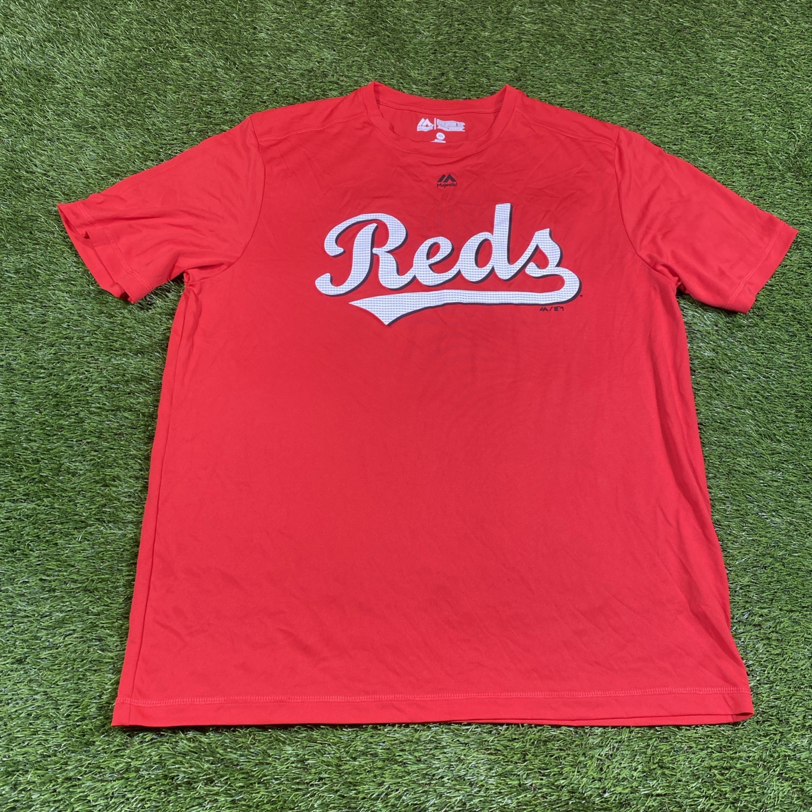 Cincinnati Reds Majestic Cool Base Shirt Mens XL Evolution Tee MLB NWOT
