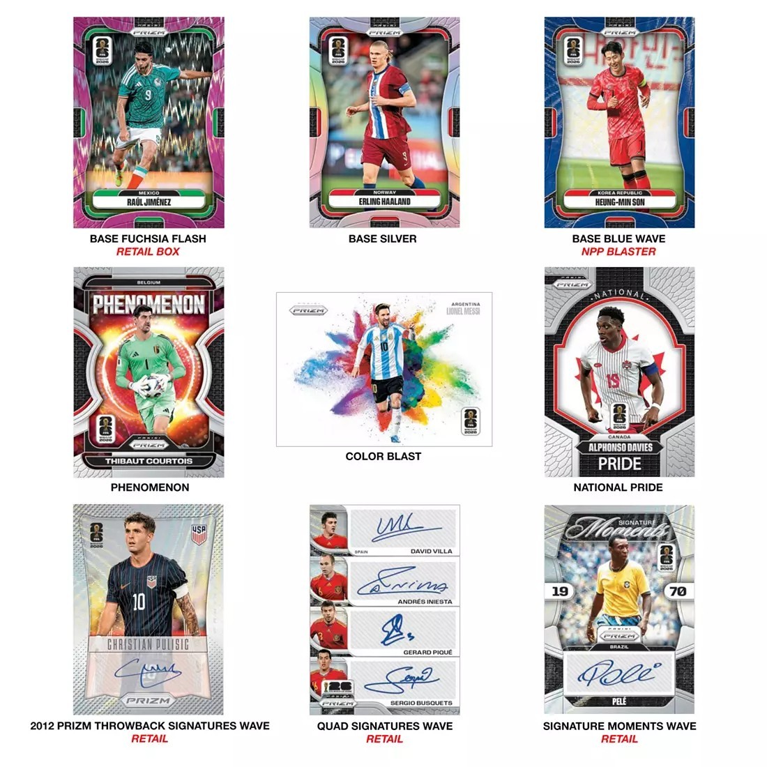 2026 Panini PRIZM FIFA World Cup Blaster Box – Exclusive Wave Prizm (Sealed)
