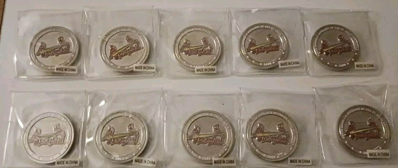 10 Springfield Cardinals 5th Season 2009 Coins Hammonds Field